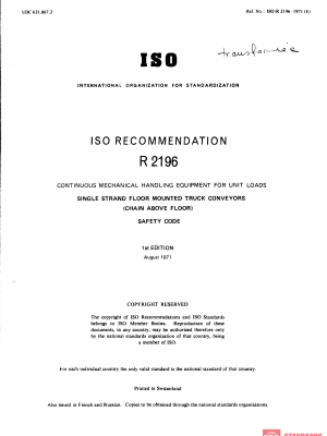 ISO/R 2196:1971 PDF