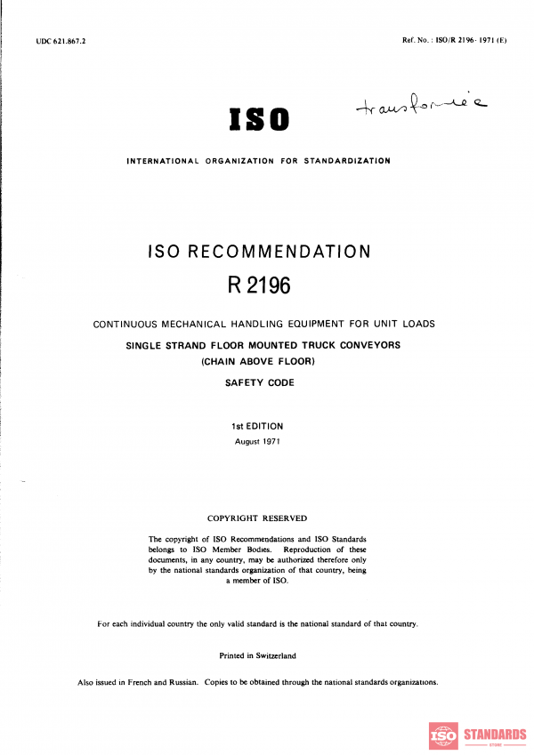 ISO/R 2196:1971 PDF