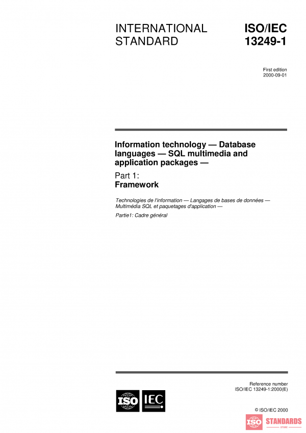 ISO/IEC 13249-1:2000 PDF