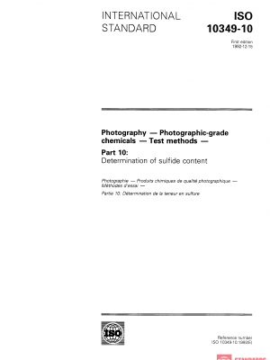 ISO 10349-10:1992 PDF