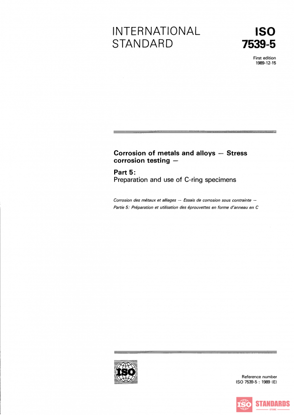 ISO 7539-5:1989 PDF