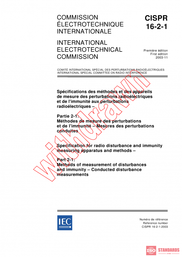 CISPR 16-2-1:2003 PDF