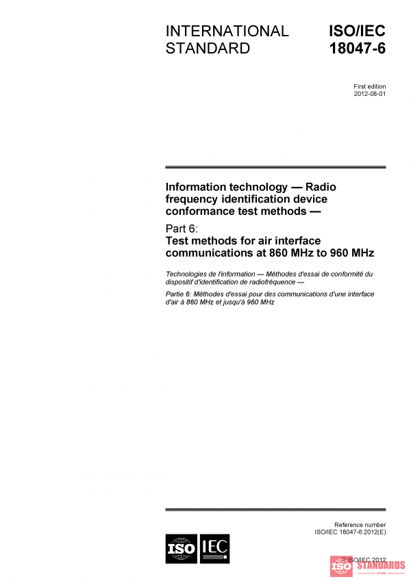 ISO/IEC 18047-6:2012 PDF