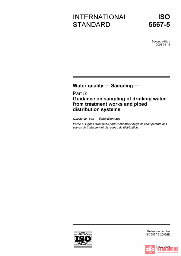 ISO 5667-5:2006 PDF
