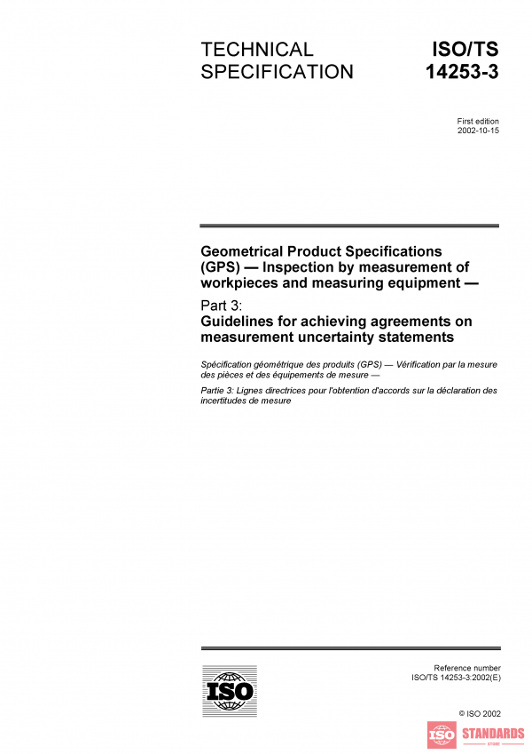 ISO/TS 14253-3:2002 PDF