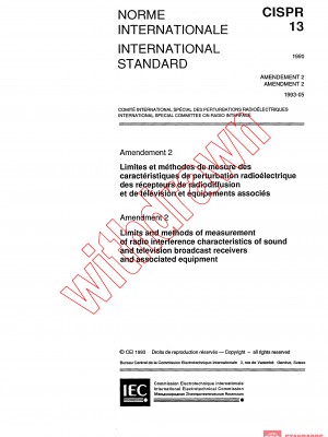 CISPR 13:1990/AMD2:1993 PDF