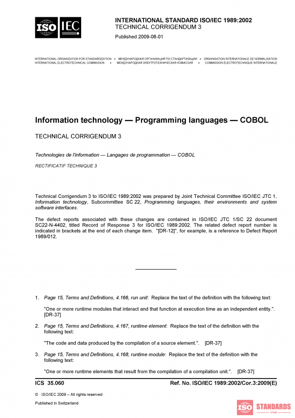 ISO/IEC 1989:2002/COR3:2009 PDF