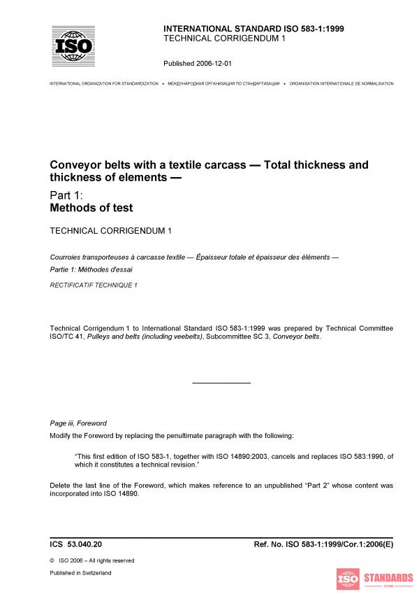 ISO 583-1:1999/Cor 1:2006 PDF