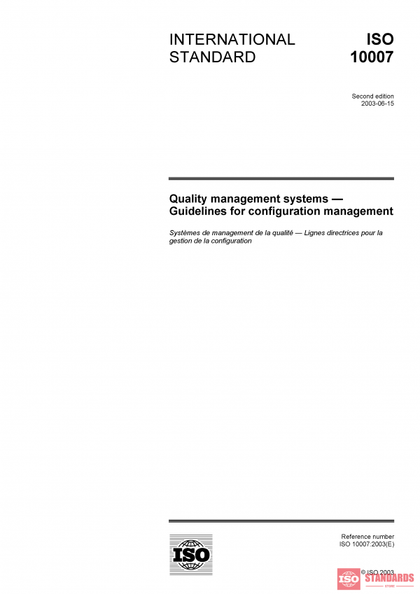 ISO 10007 :2003 PDF