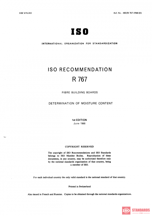 ISO/R 767:1968 PDF