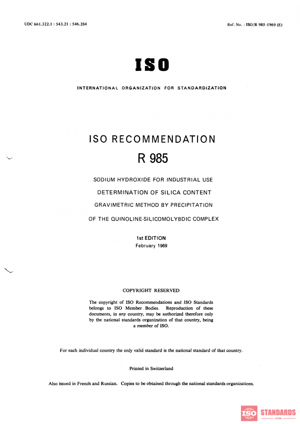 ISO/R 985:1969 PDF