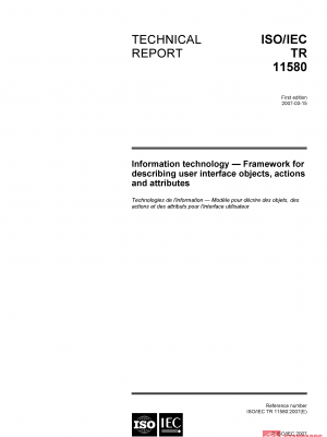 ISO/IEC TR 11580:2007 PDF