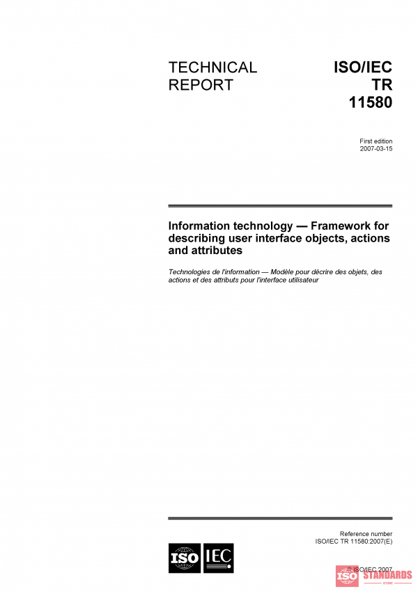 ISO/IEC TR 11580:2007 PDF