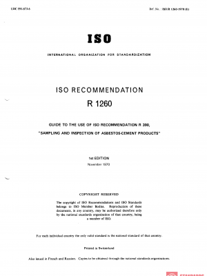 ISO/R 1260:1970 PDF