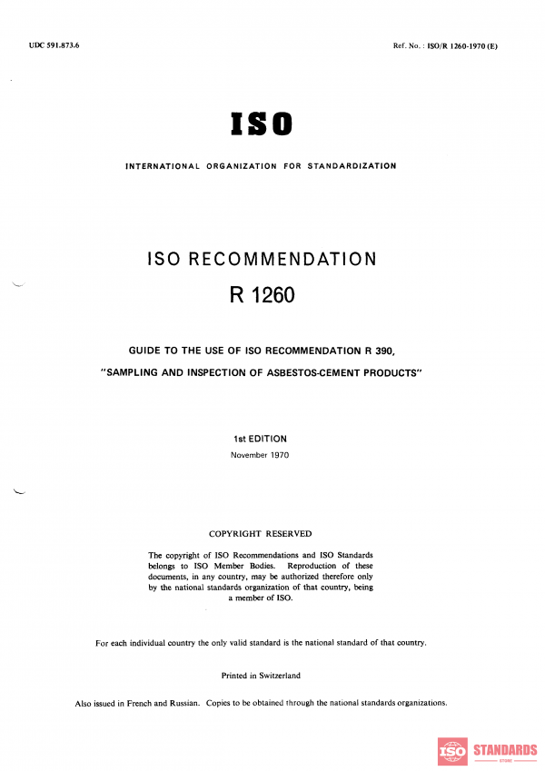 ISO/R 1260:1970 PDF