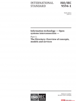 ISO/IEC 9594-1:2020 PDF