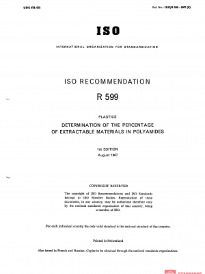 ISO/R 599:1967 PDF