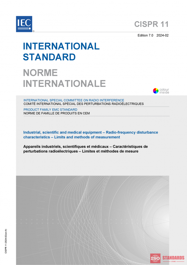 CISPR 11:2024 PDF