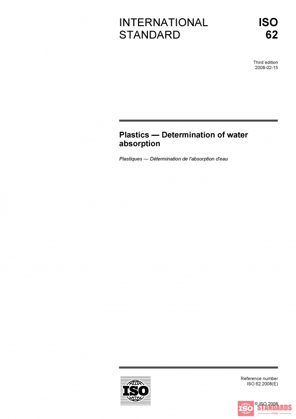 ISO 62:2008 PDF