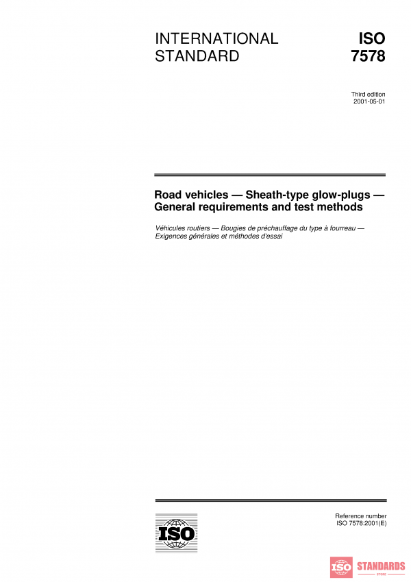 ISO 7578:2001 PDF