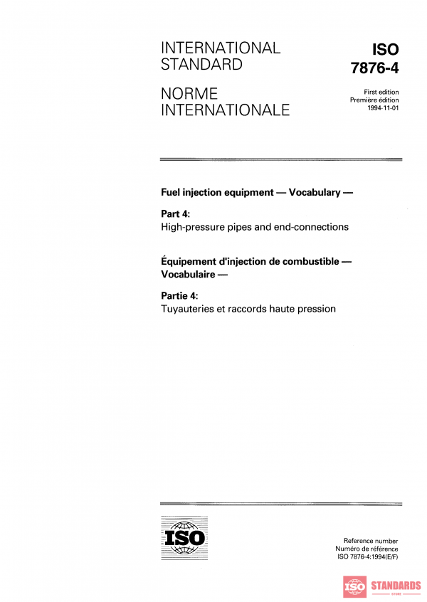 ISO 7876-4:1994 PDF
