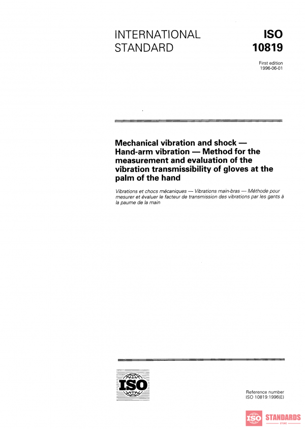 ISO 10819:1996 PDF