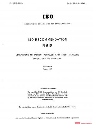 ISO/R 612:1967 PDF