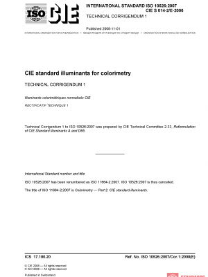 ISO 10526:2007/Cor 1:2008 PDF