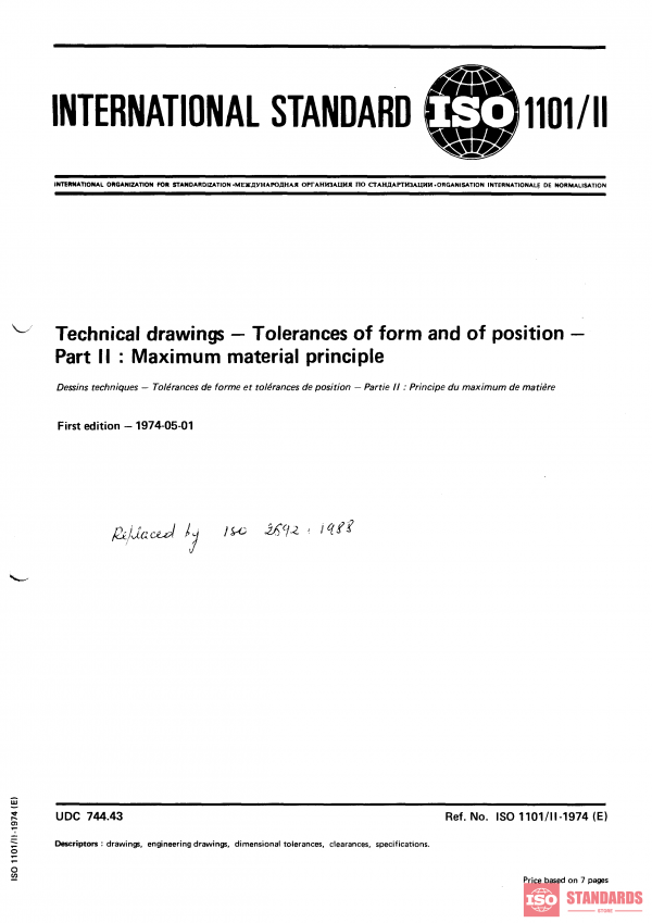 ISO 1101-2:1974 PDF