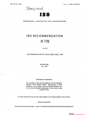 ISO/R 776:1968 PDF