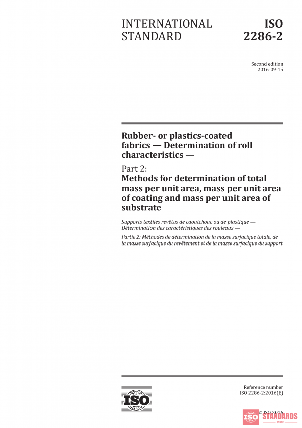 ISO 2286-2:2016 PDF