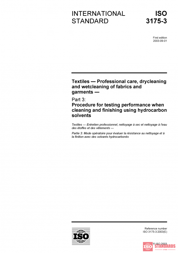ISO 3175-3:2003 PDF