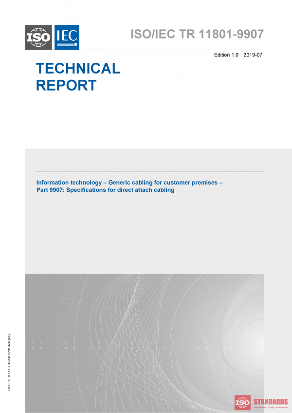 ISO/IEC TR 11801-9907:2019 PDF
