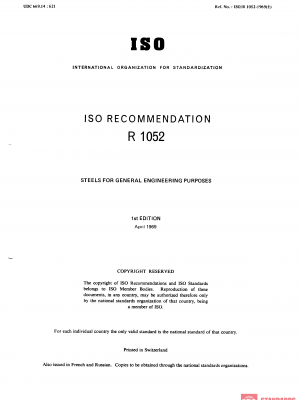 ISO/R 1052:1969 PDF