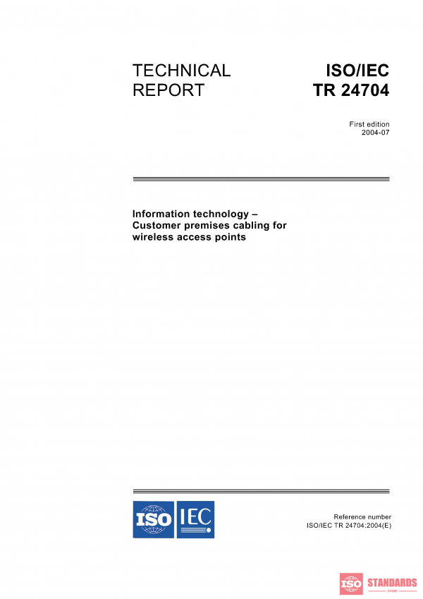 ISO/IEC TR 24704:2004 PDF