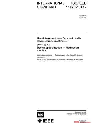 ISO/IEEE 11073-10472:2012 PDF