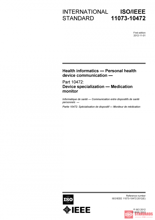 ISO/IEEE 11073-10472:2012 PDF