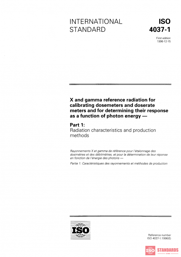 ISO 4037-1:1996 PDF
