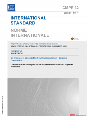 CISPR 32:2015/AMD1:2019 PDF