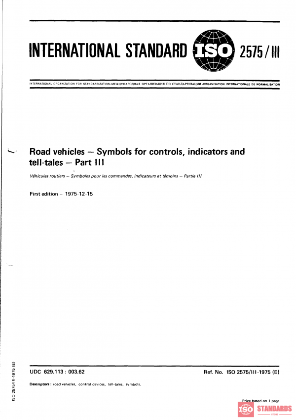ISO 2575-3:1975 PDF