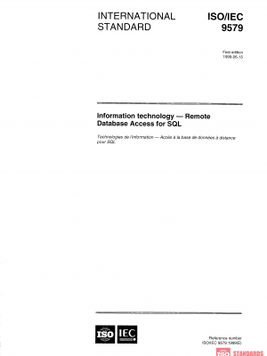 ISO/IEC 9579:1999 PDF