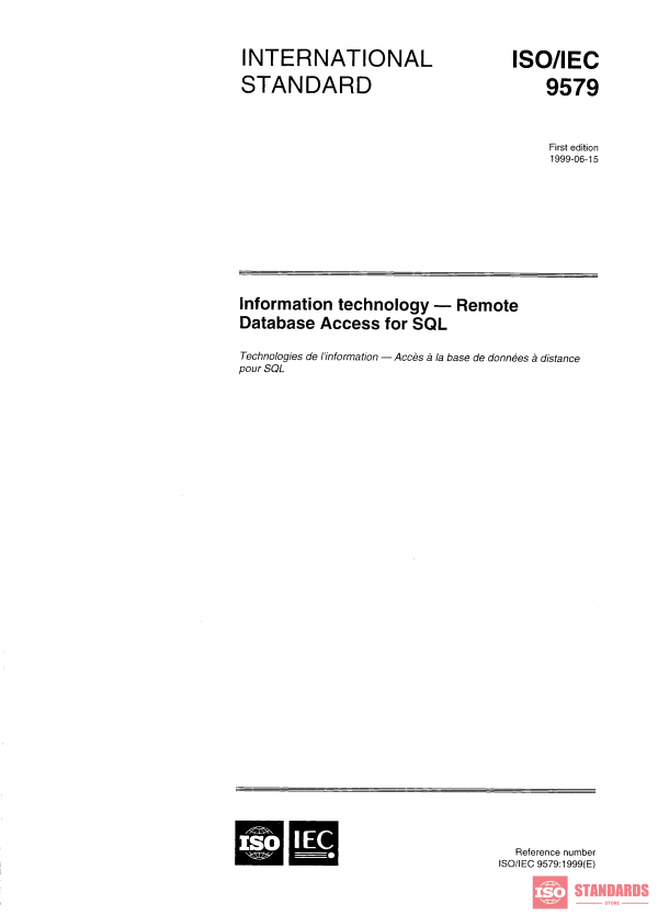 ISO/IEC 9579:1999 PDF