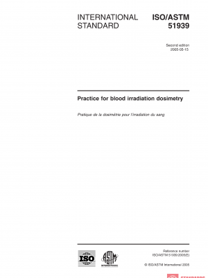 ISO/ASTM 51939:2005 PDF