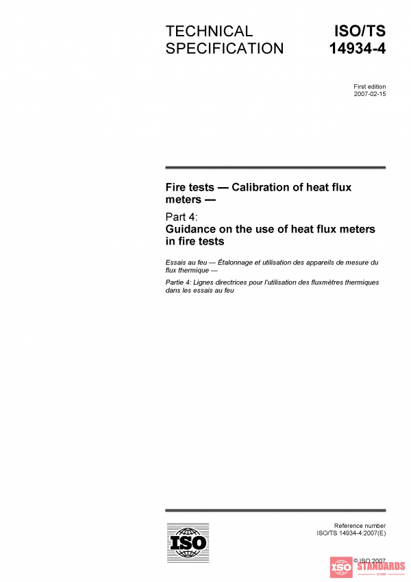ISO/TS 14934-4:2007 PDF