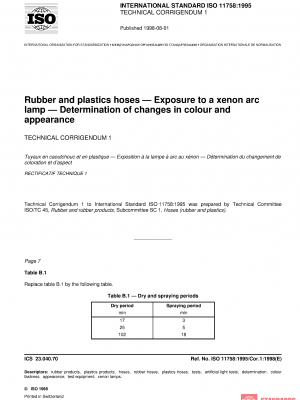 ISO 11758:1995/Cor 1:1998 PDF