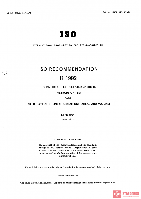 ISO/R 1992:1971 PDF