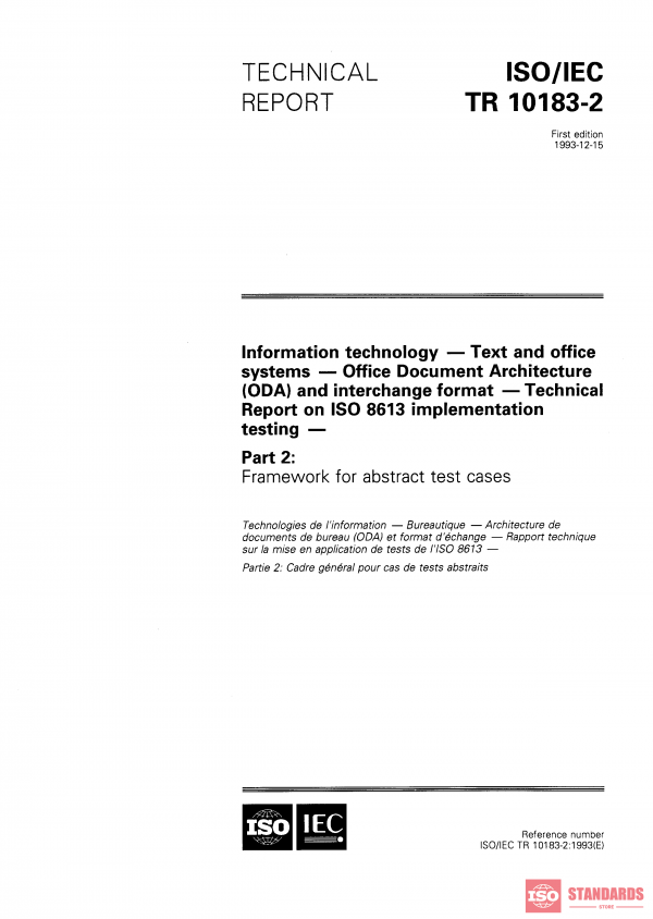 ISO/IEC TR 10183-2:1993 PDF