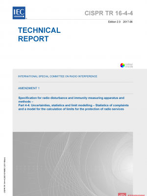 CISPR TR 16-4-4:2007/AMD1:2017 PDF