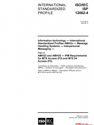ISO/IEC ISP 12062-4:2003 PDF