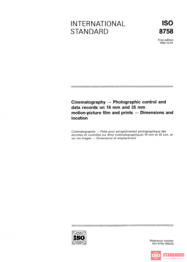 ISO 8758:1992 PDF